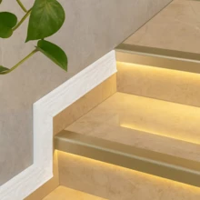 1pc 3.15in X 90.55in Self-Adhesive Thickened Waistline Baseboard, Door Frame Background Wall Border, Edge Sealing Strip - A - View 8