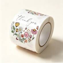carddsgn 200Pcs/Roll 1.5 Inch Floral Thank You Stickers Roll For Adults, Gift Packing, Cards, Candy Bags, Envelopes, Party Supplies(Rustic Wildflowers) - Flower - View 8
