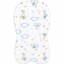 All-Season Baby Stroller Seat Cushion, Soft Skin-Friendly Baby Inner Pad, Cute Pattern Design, Easy Installation, Fits Most Strollers For Travel - 彩色 - 查看 16