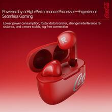 Coca-Cola T65 True Wireless Earbuds, Desain Semi-In-Ear, Diafragma Komposit 13mm, Wireless 6.0, Total Daya Tahan Baterai 20 Jam, Terjemahan AI dan Pemosisian Jarak Jauh APP, Hadiah untuk Olahraga dan Perjalanan - View 3
