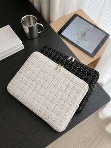 1pc Portable Computer Bag, Multi Size Notebook And Tablet Storage And Organizing Bag With Sequin Stripe Pattern, Fashionable Digital Storage Bag, Suitable For Outdoor Travel And Essential Travel Items - Multicolor - View 8