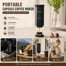 On-The-Go Self-Heating Coffee Maker, USB Rechargeable 2-In-1 Espresso Gadget For Busy Moms, Car & Daily Errands,Coffee Maker,Kitchen Essentials,Kitchen Appliance,Espresso,Coffee Capsule Storage Bag - Multicolor - View 4