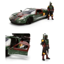 Simba Disney Jada Toys 1:24 Darth Vader Alloy Model Car, With Mandalorian Figure, Metal Collectible Vehicle, Display Model, Birthday Gift - Multicolor - View 9