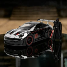 Simba Disney Jada Toys 1:24 Darth Vader Alloy Model Car, With Mandalorian Figure, Metal Collectible Vehicle, Display Model, Birthday Gift - Multicolor - View 2