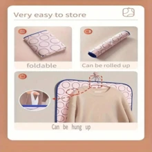 1pc Foldable Ironing Pad, Heat-Resistant Protective Cloth, Suitable For Ironing Clothes On Bed, Desk, Table And Travel Surfaces, Portable Ironing Board Alternative, Multiple Colors And Sizes Available, Suitable For Dorm, Apartment, Home And Back To School - Multicolor - View 7