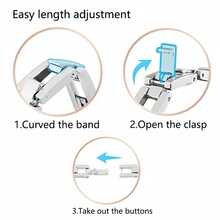 1pc Women's Luxury Rhinestone Metal Watch Band, Compatible With AppleWatch Series 11 10 9 8 7 6 5 4 3 2 1 38/40/41/42/44/45/46/49mm Ultra 1/2/3 SE, Suitable As Valentine's Day, Birthday Or Mother's Day Gift For Girlfriend, Friend Or Family (Band Only) - Rose Gold - View 11