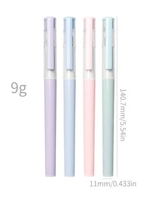 Macaronfärgad hållningskorrigeringspenna (inklusive 1 bläckrefill) - Makaronfärgad reservoarpenna - Visa 2
