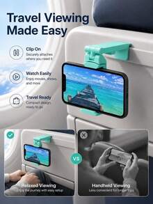 Multifunctional Foldable Phone Stand, Phone Accessory, Supports 360-Degree Rotation, Anti-Slip Design, Suitable For Travelers, Back-To-School Students And Flight Passengers - Multicolor - View 8