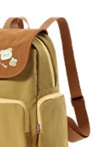 CAMEL CROWN Outdoor Leisure Backpack, Large-Capacity Backpack, Outdoor Hiking Backpack, Travel Backpack, Lightweight Hiking Backpack - Ginger Lemon Yellow - View 4