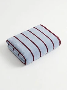 Veyra Day 1pc Cotton Striped Towel For Bathroom, Aesthetic Soft Absorbent Face & Hand Towels, Boho Vintage Towel - Multicolor - View 8