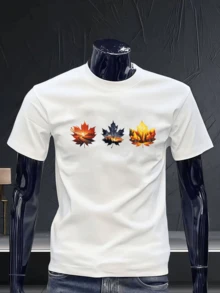 Men T-Shirts - 黑色 - 查看 6