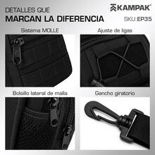 Pechera Kampak Ep35 Mochila Táctica Cruzada Urbana Multiusos - Negro - Ver 4