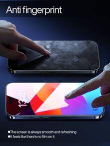 CASECOPS 5Pcs High Definition Transparent Screen Protector, Made Of High-Definition Tempered Glass, Impact-Resistant And Scratch-Resistant, Easy To Install, Perfect Fit, Eye-Protection High-Definition Protection. Compatible With IPhone 18 Pro Max/18 Pro/ 17 Pro Max/17 Air/17 E/16 Pro Max/16 Pro/16 Plus/16 E/16/15/14/13/12/11. Also Compatible With Various Phone Cases, Suitable For Daily Use - 5Pcs - View 2