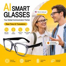 SENBONO New AI Translation Smart Audio Glasses, Hall Sensor One-Click Activation, Wireless Calls, Music Playback, Hands-Free Phone Calls, Camera Control, Voice Activation, Fashion Smart Glasses, Unisex, Gift For Friends, Birthday Gift - View 8