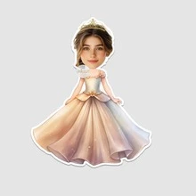 UNICCUT Custom 15th Birthday Photo Stickers For Girls, Personalized Portrait Face Head Photo Adhesive Labels, Party Decoration - Multicolor - View 17