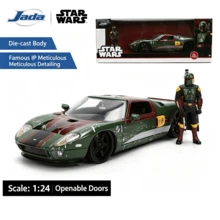 Simba Disney Jada Toys 1:24 Darth Vader Alloy Model Car, With Mandalorian Figure, Metal Collectible Vehicle, Display Model, Birthday Gift - Multicolor - View 14