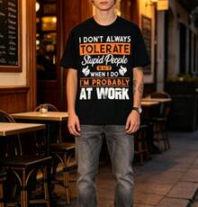 Men T-Shirts - Black - View 3