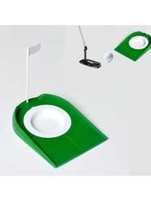 1 Set Of Golf Putting Practice Mats, Perfect For Indoor Golf Training And Fun. Durable And . Makes A Great Holiday Gift (Teacher's Day, Valentine's Day, Halloween, Christmas, Thanksgiving, Back-To-School Season). - Black - View 4