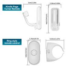 Remote Control Page Turner For Kindle Paperwhite Kindle 10 Kindle 11 Kindle Scribe Kindle Oasis Accessories E-Reader Surface Camera Remote Shutter, For IPhone, Android, Tablets, Reading Novels - View 8