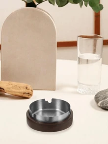 1pc Bird-Shaped Ashtray With Lid, Windproof Ash Box, Stainless Steel Inner Liner, Easy To Clean Textured Ashtray, Suitable For Home And Office, Prevents Ash Scattering, Creative Nordic Style, Great Gift - Multicolor - View 5