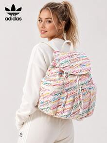 Adidas New CLSC BOS 3S Unisex Large-Capacity Minimalist Backpack With Three Stripes. Dimensions: Approximately 35*44.5*15cm. - Multicolor - View 1