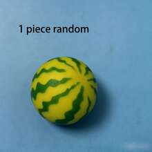 Summer Watermelon Shaped Single Piece Squeeze Toy, Soft Slow Rebound Stress Relief Squeezy, Mini Fruit Desktop Decoration, Cute Mini Holiday Gift Squeezy, Suitable For Children, Teenagers And Adults Daily Relaxation And Entertainment - Multicolor - View 8