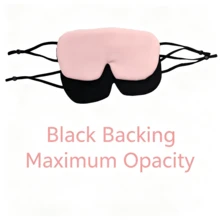 pxo 1pc Silk Eye Mask For Sleep Blackout Lightweight Breathable Soft Airy No-Pressure Ear Loops Comfort Travel 5 Colors Practical Gift For Men Women - Multicolor - View 5