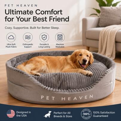 Large XXL Dog Bed And Sofa Sleeping Nest Pad, Suitable For Various Climates. Removable, Washable, And Slip-Resistant Bottom For Easy Cleaning. Comfortable Design, Suitable For All-Year Use, Suitable For Small, Medium And Large Dog Breeds.