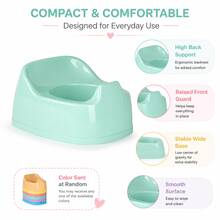 28x23x16cm Minimalist Portable Potty Training Toilet Seat, Compact Freestanding Travel Potty, Assorted Colour - Random YH-a - View 3