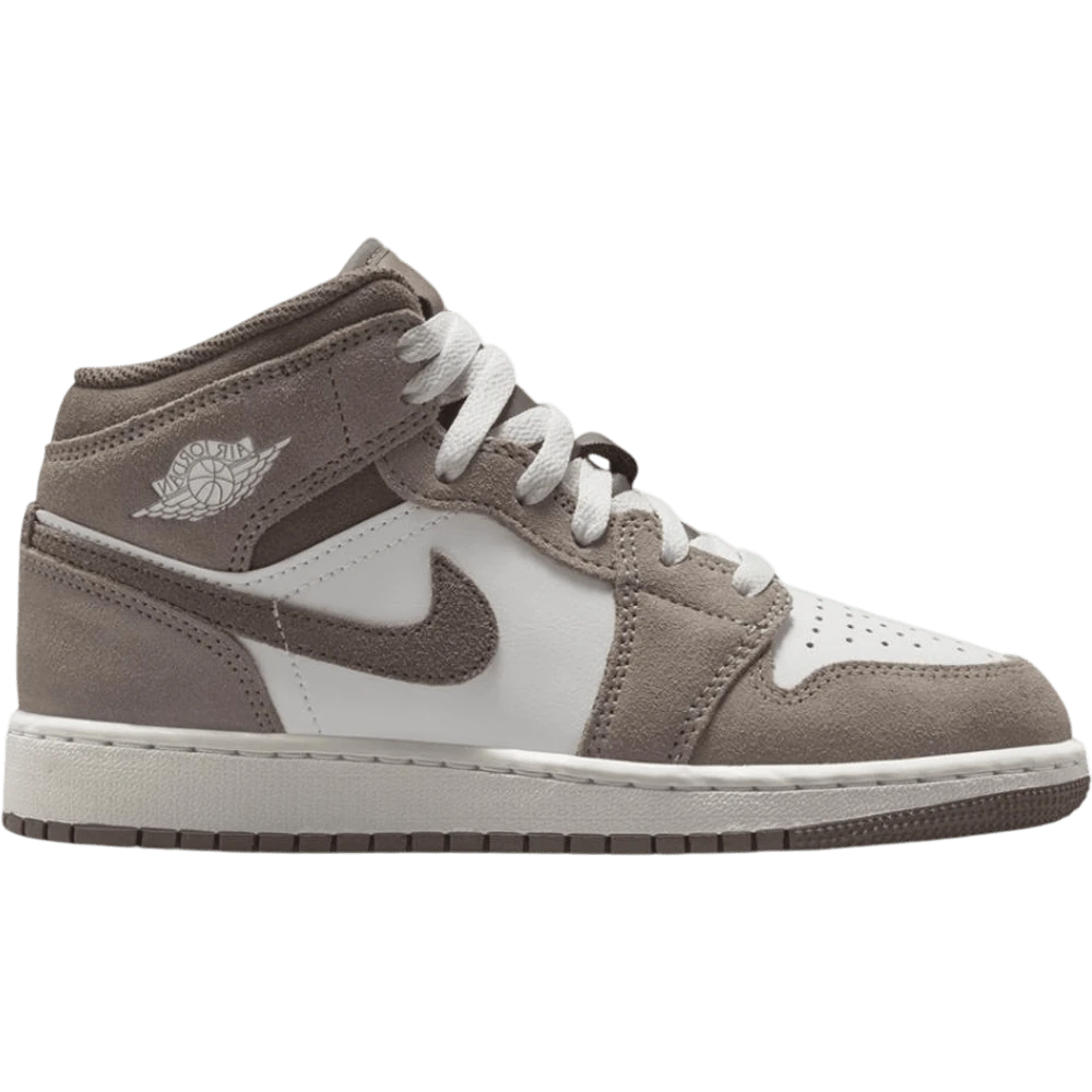 Air Jordan 1 Mid Olive Grey (GS) - Green - View 1