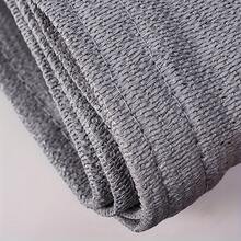 1pc 180g/M² Rectangular Grey Outdoor Sun Shade Sail, HDPE Material, Suitable For Patio/Pool/Beach Sun Protection, Hemmed Edges With Grommets, Windproof & UV Resistant, Durable D-Rings, Anti-Aging - Grey - View 9