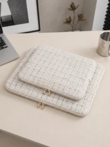 1pc Portable Computer Bag, Multi Size Notebook And Tablet Storage And Organizing Bag With Sequin Stripe Pattern, Fashionable Digital Storage Bag, Suitable For Outdoor Travel And Essential Travel Items - Multicolor - View 9