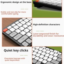 Acer 2.4G Dual-Mode Wireless Keyboard And Mouse Combo, Type-C Rechargeable, Digital Display, Silent Chocolate Keyboard, Adjustable DPI Mouse, Multi-Device Switching, Universal For Desktop, Laptop, And Tablet - View 8