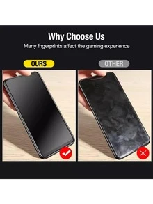 CASECOPS 3片裝磨砂防窺螢幕保護貼，適用於 iPhone 17/17 Air/17 Pro/17 Pro Max/16/16 Plus/16 Pro/16 Pro Max/15/15 Plus/15 Pro/15 Pro Max/14/13/12/11/Xs Max/Xr，相容手機殼，生日禮物，適合家人與朋友的防窺螢幕保護貼 - 3件 - 查看 6
