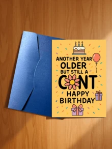 1pc Funny & Humorous Birthday Card With Lively Jokes, Suitable For Adult Birthday Party, Guaranteed To Make You Laugh - 16*11cm - View 22