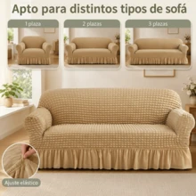 Sofa Slipcovers - Beige - View 3