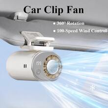 New Cooling Ice Pack Waist Fan, Digital Display, Portable Clip-On Waist/Umbrella Outdoor Cooling Device, Quiet & Fast Cooling Dehumidifying Fan, Adjustable 199 Wind Speeds, Suitable For Camping, Outdoor, Construction Site, Cycling, Electronics, Gifts - Other - View 2