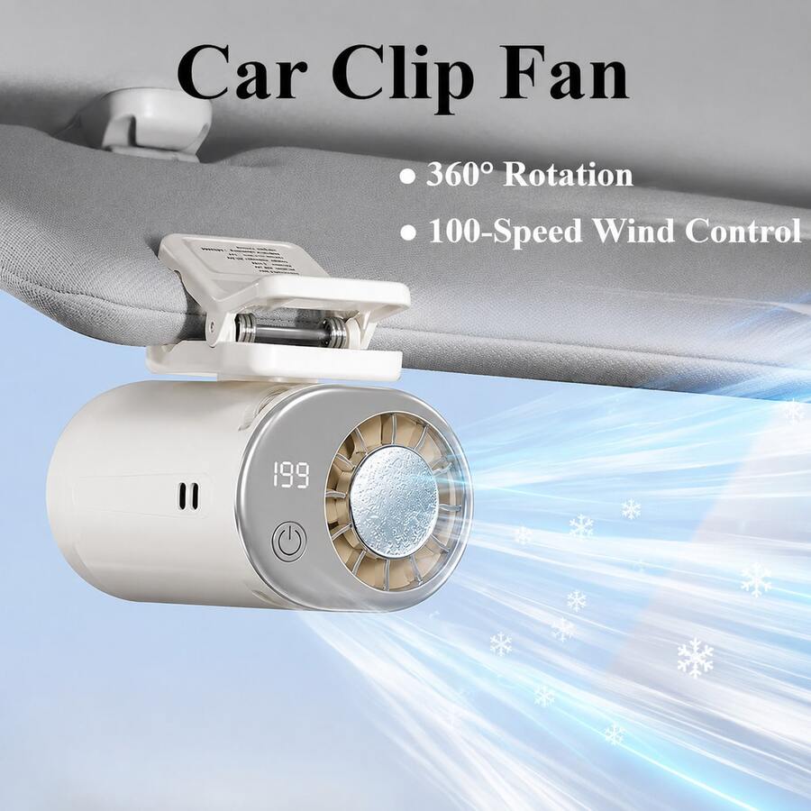 New Cooling Ice Pack Waist Fan, Digital Display, Portable Clip-On Waist/Umbrella Outdoor Cooling Device, Quiet & Fast Cooling Dehumidifying Fan, Adjustable 199 Wind Speeds, Suitable For Camping, Outdoor, Construction Site, Cycling, Electronics, Gifts