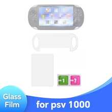 1Pack Screen Protector For PS PSV 1000 Front Tempered Glass +Back Clear Full Protective Film For PSV 2000 Handheld Bubble Free Easy Install Scratch Resistant Full Coverage Protective Film For Retro Gaming Handheld - View 7