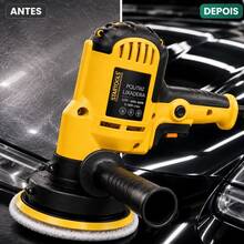 Politriz Lixadeira Automotiva Profissional 127V Máquina de Polir Multiuso Automotivo Carro Moto resistente Profissional - 127V - Visão 1