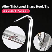 1pc/2pcs 17cm Metal Weeding Cultivation Hook With Hook, Heavy Duty Sharp Serrated Blade, With Safety Guard, Portable Multi-Function Manual Gardening Tool, Suitable For Weeding And Yard Maintenance - Gardening Hooks - View 5