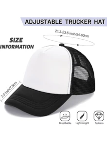 1 buah Topi Matahari Spons Bernapas Warna Polos Unisex, Topi Paruh Bebek, Topi Ayah, Topi Ember Spons Lembut, Cocok untuk Aktivitas Luar Ruangan, Perjalanan, Liburan, Memancing, Perlindungan UV - MultiWarna - View 8