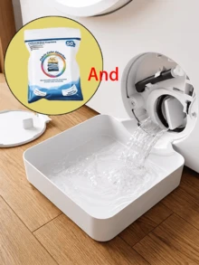 Washing Machine Base Water Tray Leak-Proof Mat Durable Easy To Clean Anti-Overflow Floor Protection Thickened Anti-Slip Tray Stand, Collection Tray, Leak-Proof Pad, Durable Material Appliance Pad, Leak-Proof Mat, Home Goods, Home Cleaning Additions - Washing Machine Drain Pan - View 2
