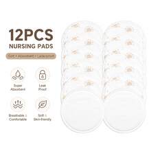 可重複使用可水洗哺乳墊，超吸水防漏乳乳墊，哺乳乳頭墊（大號 4.7 吋） - 彩色 - 查看 7