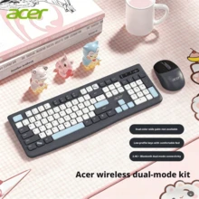 Acer Wireless Bluetooth Keyboard And Mouse Combo, Silent, Office Typing, Wireless Dual-Mode, Quiet Keys, Comfortable Feel, Universal Desktop Computer Keyboard And Mouse Set - View 10