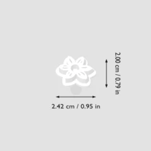 花卉聚合物黏土壓花印章套組 DIY 花卉紋理壓模 手作黏土耳環珠寶陶藝手工裝飾工具組 - Flower Embosser Stamp - 查看 10