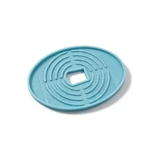 4pcs Electric Toothbrush Charging Base PLA Protective Pads, 3D Printed Toothbrush Drainage Mat, Bathroom Countertop Waterproof Non-Slip Electric Toothbrush Travel Protective Pad - Multicolor - View 20