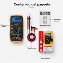 MRustc Multímetro Digital Profesional 6000 Cuentas,Voltímetro Amperímetro con Pantalla LCD Retroiluminada,Medidor de Voltaje DC,Corriente,Resistencia,Continuidad y Diodos - Negro - Ver 8