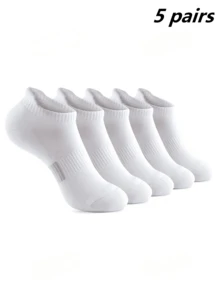 20/10 Pairs Minimalist Unisex Socks, Comfortable Casual All-Season Versatile Couple Short Socks, Available In 1/5/10/20/30 Pairs - Multicolor - View 15