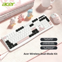 Acer Wireless Bluetooth Keyboard And Mouse Combo, Silent, Office Typing, Wireless Dual-Mode, Quiet Keys, Comfortable Feel, Universal Desktop Computer Keyboard And Mouse Set - View 9